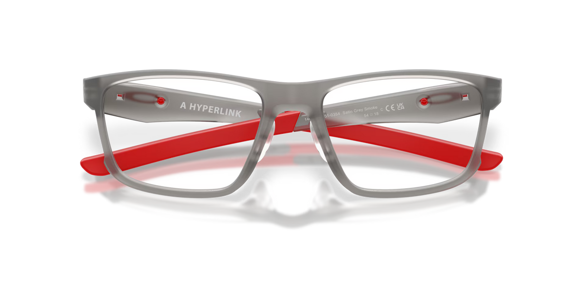 Oakley Men's Hyperlink (low Bridge Fit) Eyeglasses - Grey