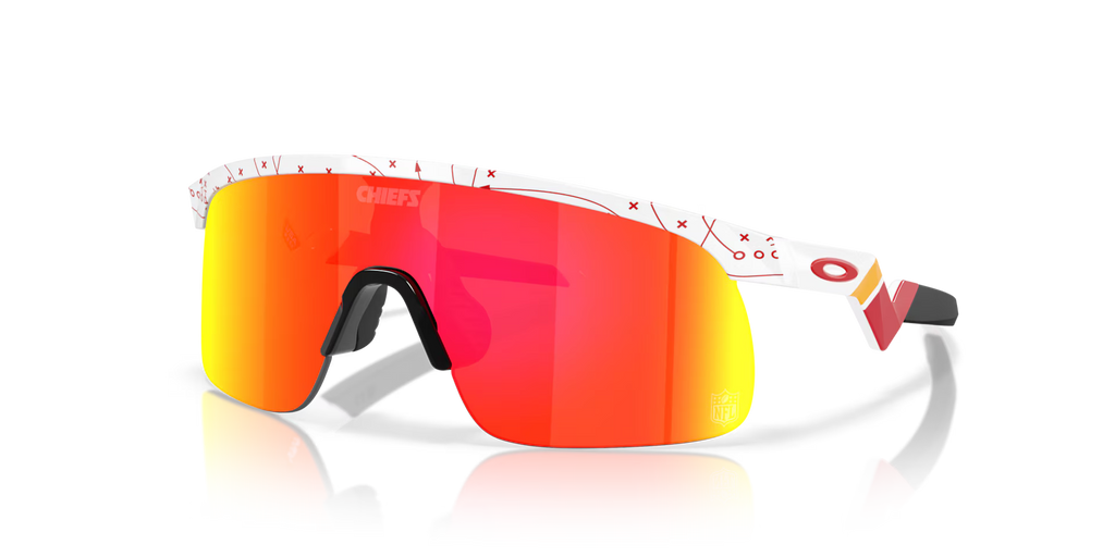 Oakley Men's Kansas City Chiefs Resistor (youth Fit) Sunglasses - White