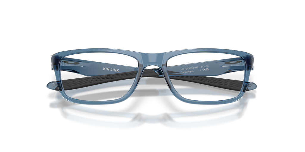 Oakley Men's Kin Link Eyeglasses - Transparent Abyss