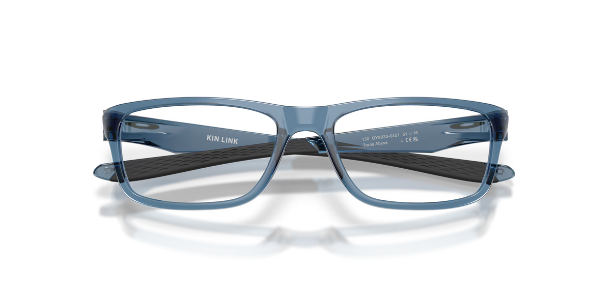 Oakley Men's Kin Link Eyeglasses - Transparent Abyss