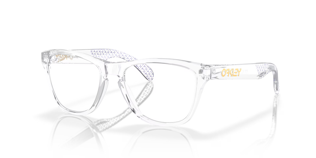 Oakley Men's Kylian Mbappé Signature Series Frogskins Xs (youth Fit) Eyeglasses - Polished Clear
