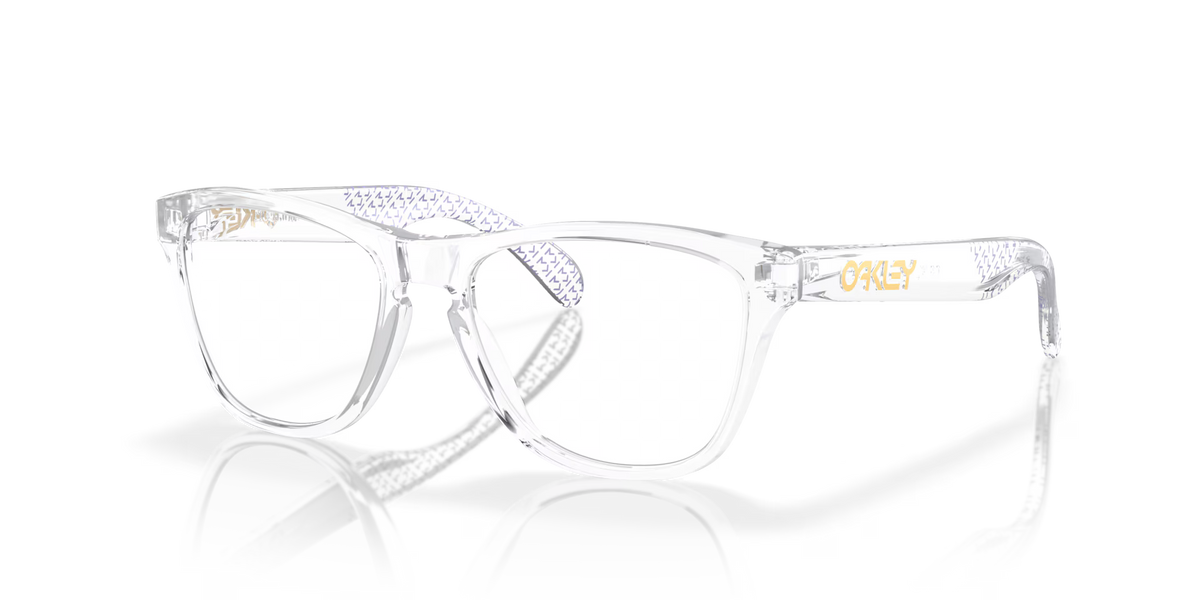 Oakley Men's Kylian Mbappé Signature Series Frogskins Xs (youth Fit) Eyeglasses - Polished Clear
