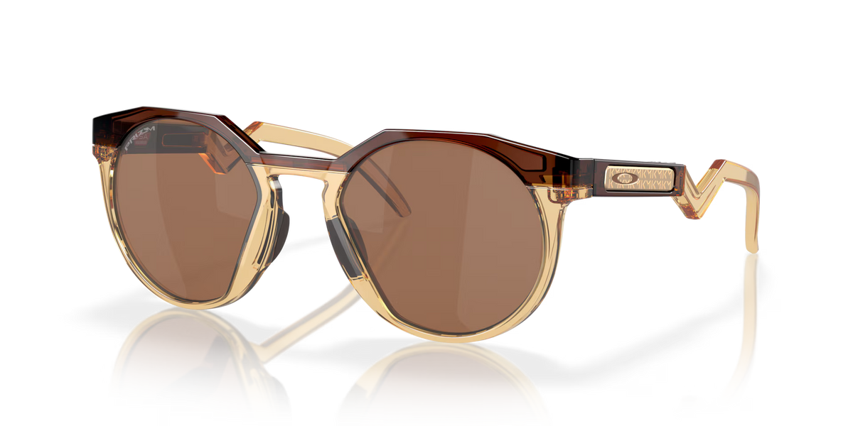 Oakley Men's Kylian Mbappé Signature Series Hstn (low Bridge Fit) Sunglasses - Dark Amber/Light Curry