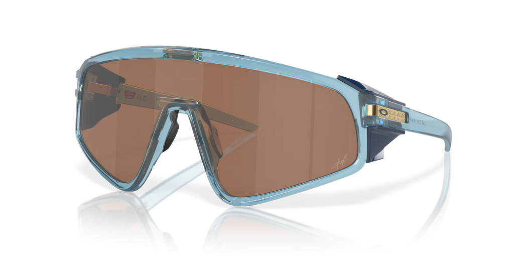 Oakley Men's Kylian Mbappé Signature Series Latch Panel Sunglasses - Transparent Stonewash
