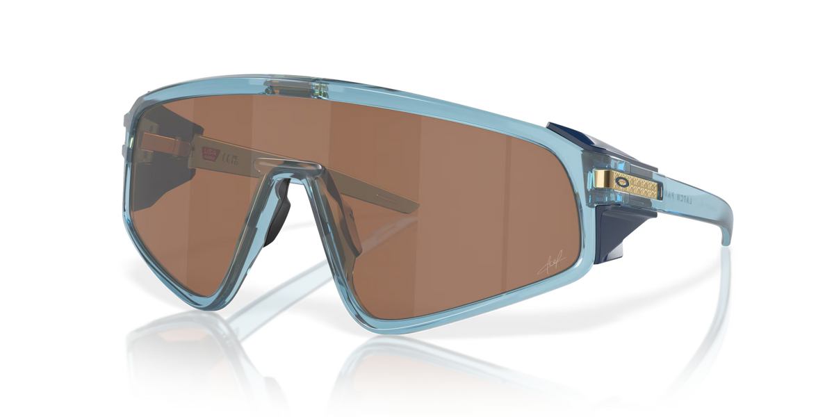 Oakley Men's Kylian Mbappé Signature Series Latch Panel Sunglasses - Transparent Stonewash