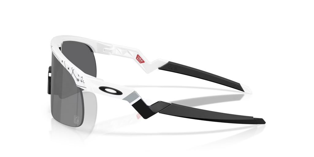 Oakley Men's Las Vegas Raiders Resistor (youth Fit) Sunglasses - White