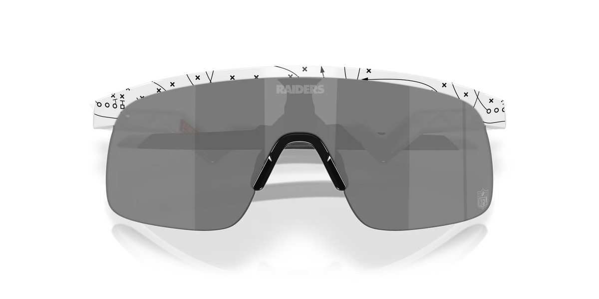 Oakley Men's Las Vegas Raiders Resistor (youth Fit) Sunglasses - White