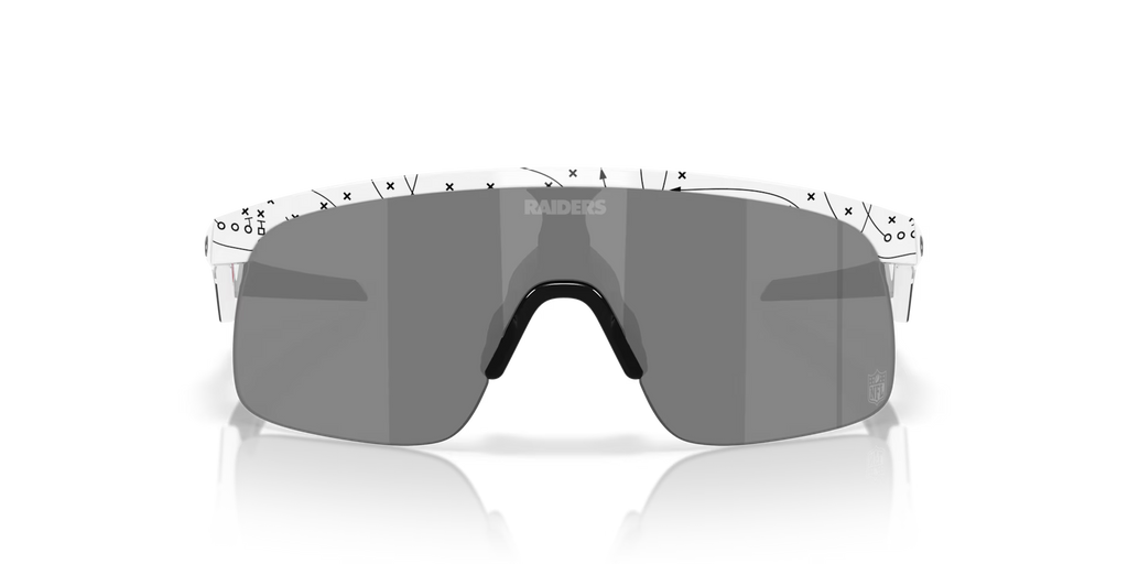Oakley Men's Las Vegas Raiders Resistor (youth Fit) Sunglasses - White