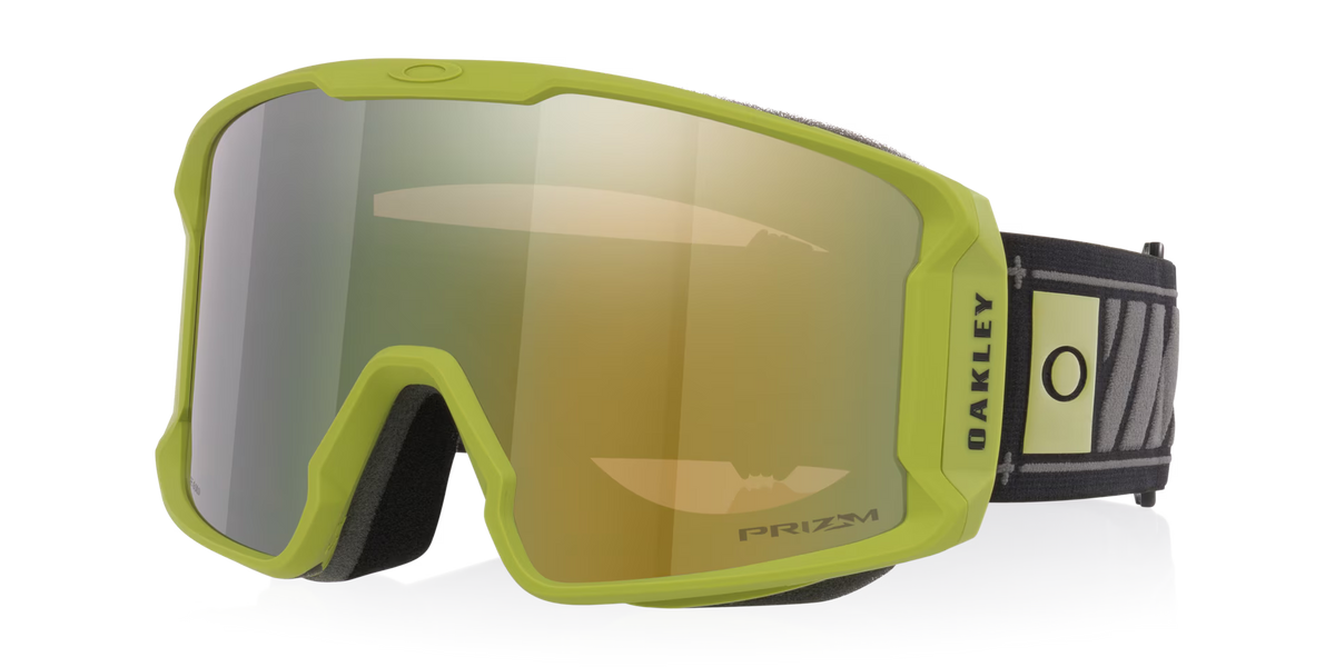 Oakley Men's Line Miner L Snow Goggles - Cactus
