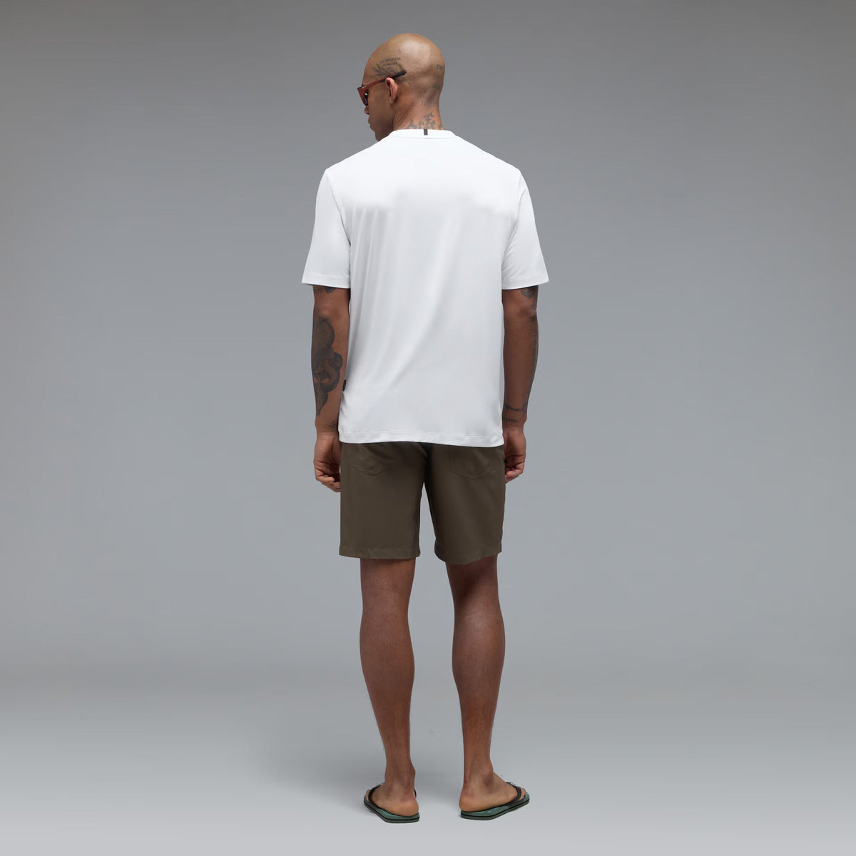 Oakley Men's Logo Sun Tee - White/Green