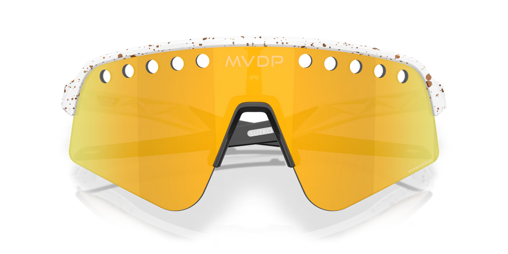 Oakley Men's Mathieu Van Der Poel Signature Series Sutro Lite Sweep Sunglasses - Gold/Red
