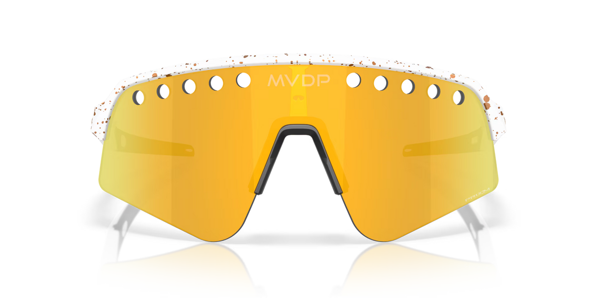 Oakley Men's Mathieu Van Der Poel Signature Series Sutro Lite Sweep Sunglasses - Gold/Red