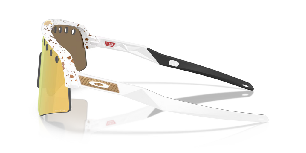 Oakley Men's Mathieu Van Der Poel Signature Series Sutro Lite Sweep Sunglasses - Gold/Red