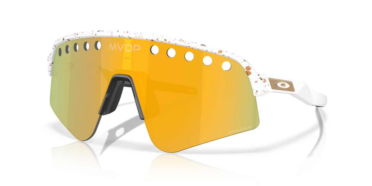 Oakley Men's Mathieu Van Der Poel Signature Series Sutro Lite Sweep Sunglasses - Gold/Red