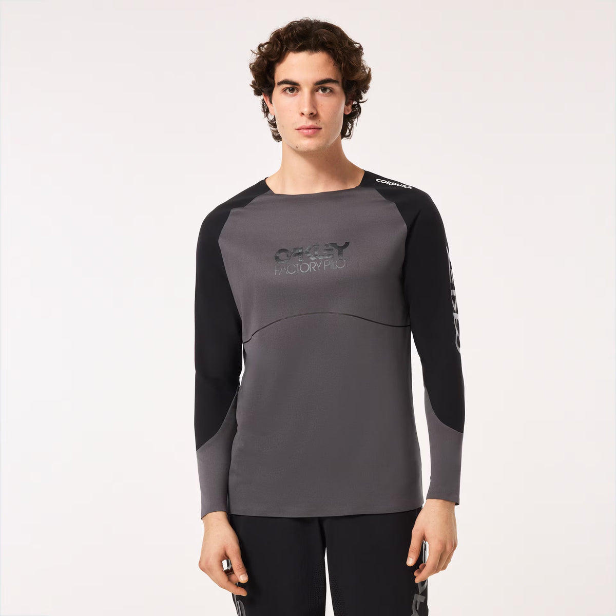 Oakley Men's Maven Scrub Ls Jersey - Black/Grey