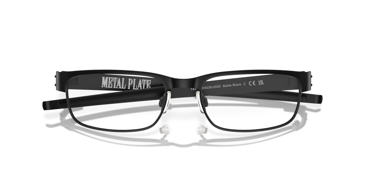 Oakley Men's Metal Plate Eyeglasses - Black