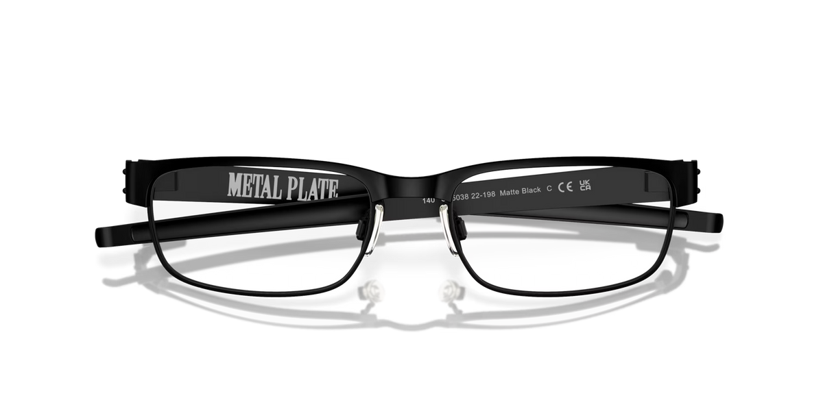Oakley Men's Metal Plate Eyeglasses - Black