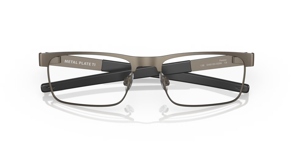 Oakley Men's Metal Plate Ti Eyeglasses - Pewter