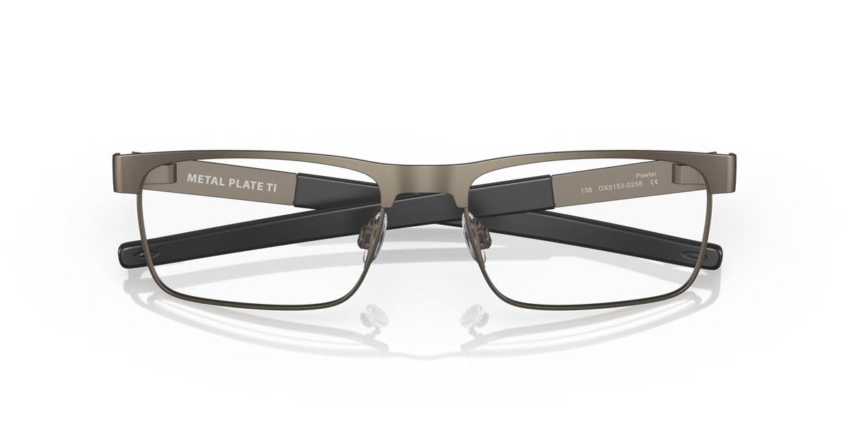 Oakley Men's Metal Plate Ti Eyeglasses - Pewter