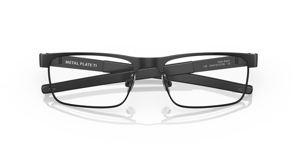 Oakley Men's Metal Plate Ti Eyeglasses - Black