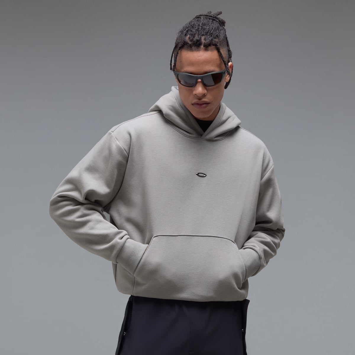Oakley Men's Metal Rise Hoodie - Cement