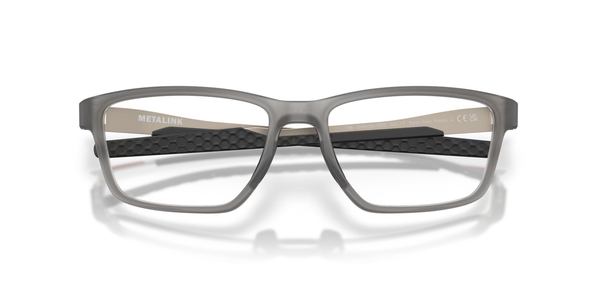 Oakley Men's Metalink Basecamp Collection Eyeglasses - Grey