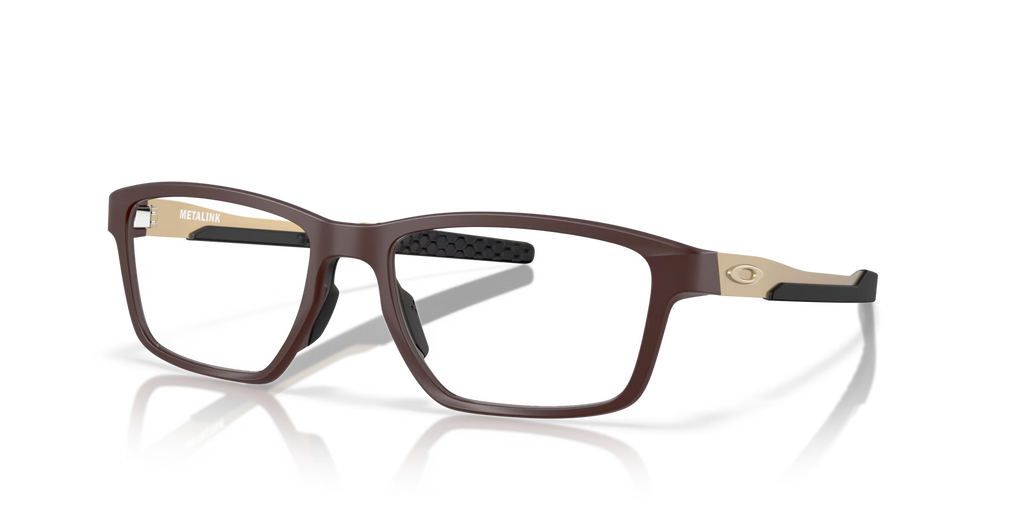 Oakley Men's Metalink Eyeglasses - Matte Grenache