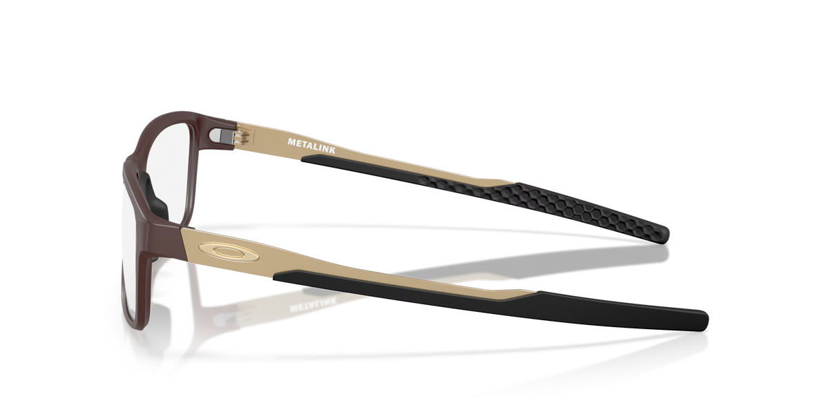 Oakley Men's Metalink Eyeglasses - Matte Grenache