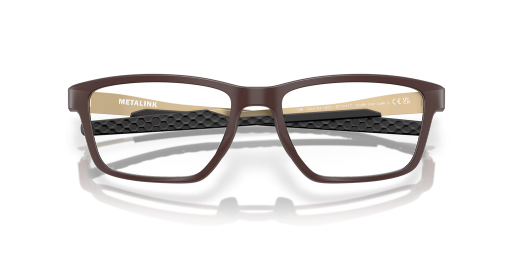 Oakley Men's Metalink Eyeglasses - Matte Grenache