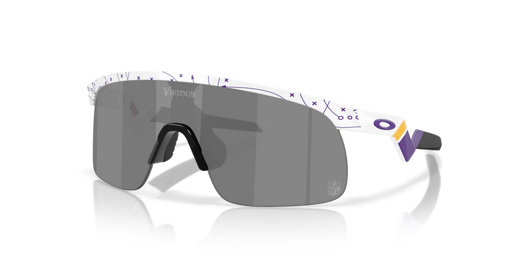 Oakley Men's Minnesota Vikings Resistor (youth Fit) Sunglasses - White
