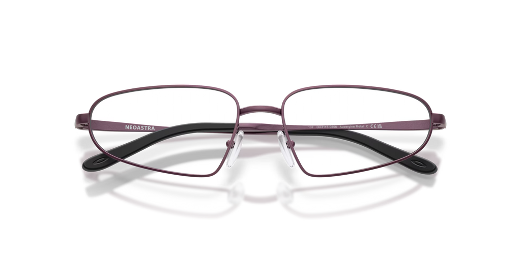 Oakley Men's Neoastra Obscura Collection Eyeglasses - Aubergine Metal