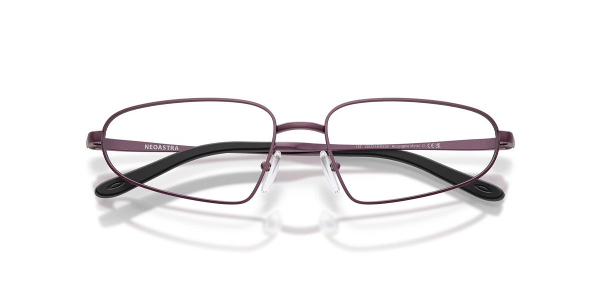 Oakley Men's Neoastra Obscura Collection Eyeglasses - Aubergine Metal