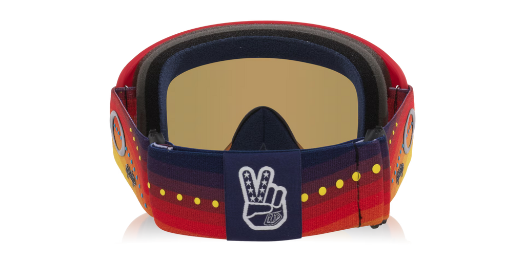 Oakley Men's O-frame 2.0 Pro Mx Troy Lee Designs Series Goggles - Red/Orange