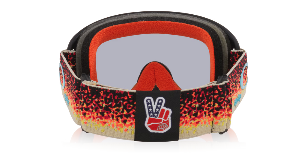 Oakley Men's O-frame 2.0 Pro Mx Troy Lee Designs Series Goggles - Black/Orange