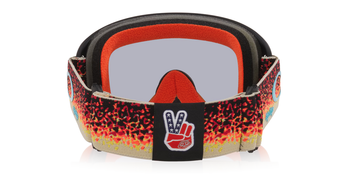 Oakley Men's O-frame 2.0 Pro Mx Troy Lee Designs Series Goggles - Black/Orange