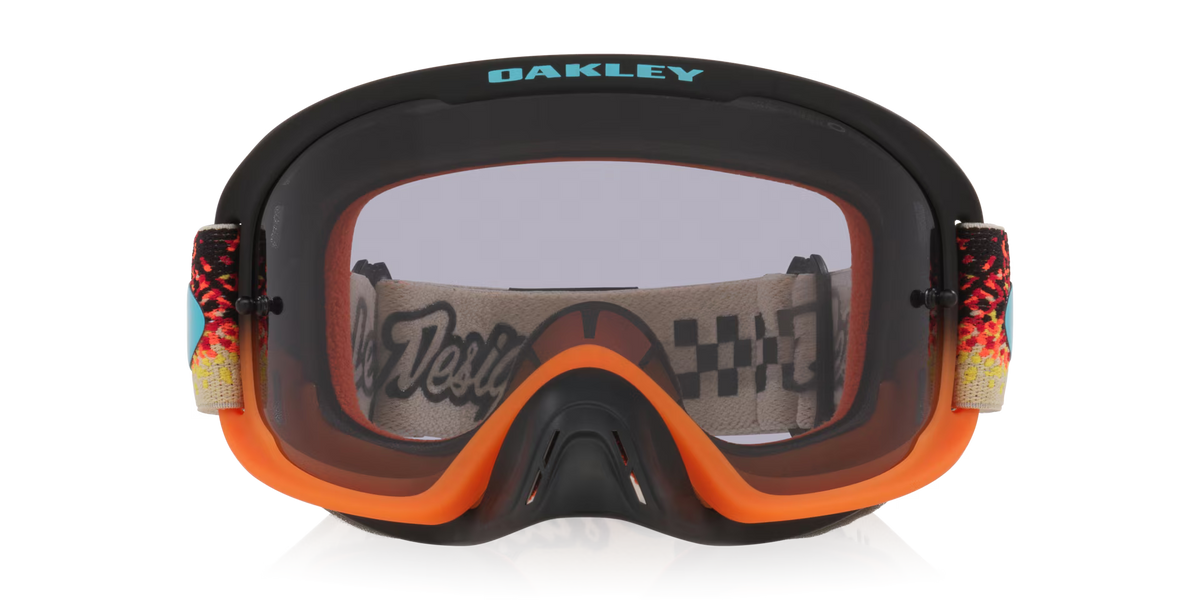 Oakley Men's O-frame 2.0 Pro Mx Troy Lee Designs Series Goggles - Black/Orange