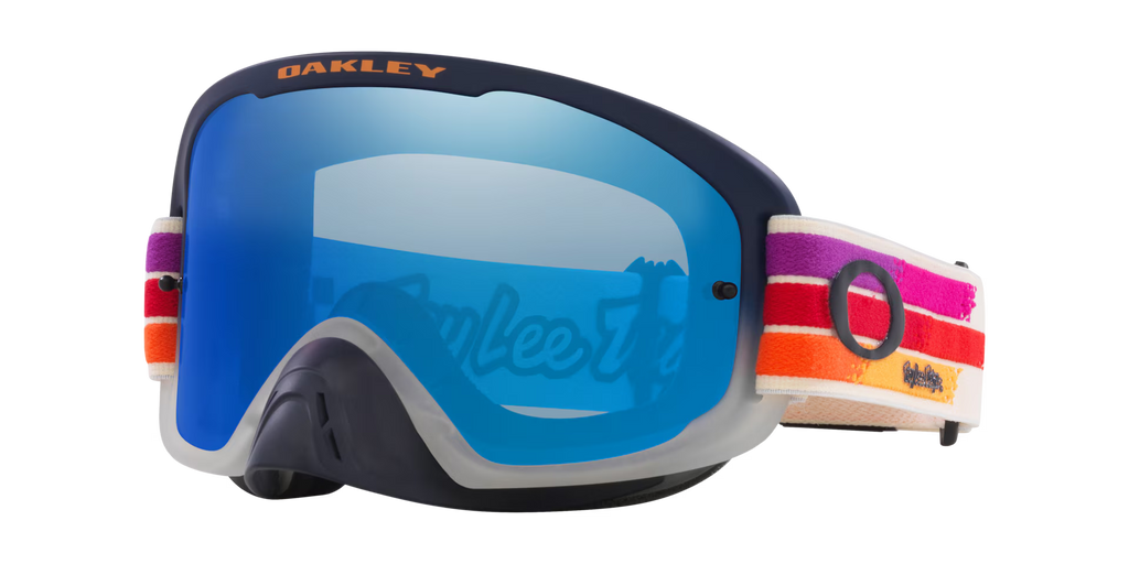 Oakley Men's O-frame 2.0 Pro Mx Troy Lee Designs Series Goggles - Troy Lee Designs Vanilla Sunrise