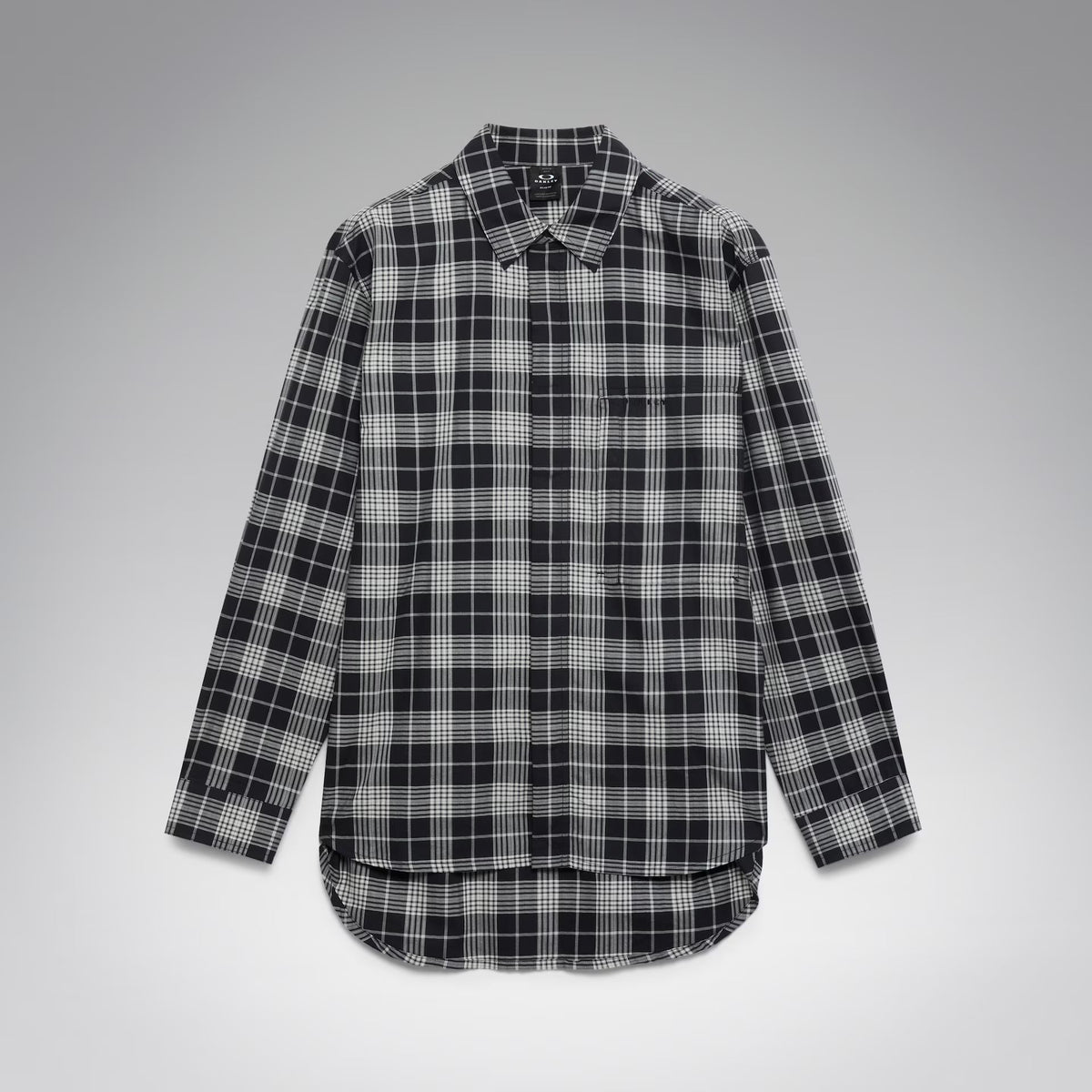 Oakley Men's Oak Light Plaid Shirt - Black