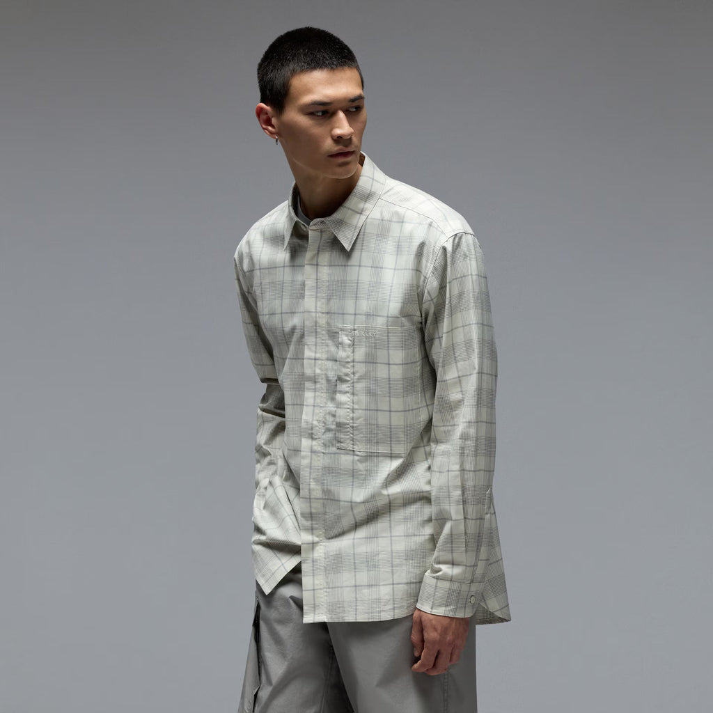 Oakley Men's Oak Light Plaid Shirt - Mist Check