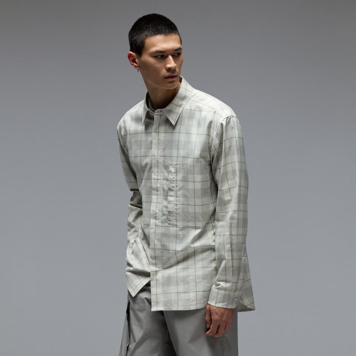 Oakley Men's Oak Light Plaid Shirt - Mist Check