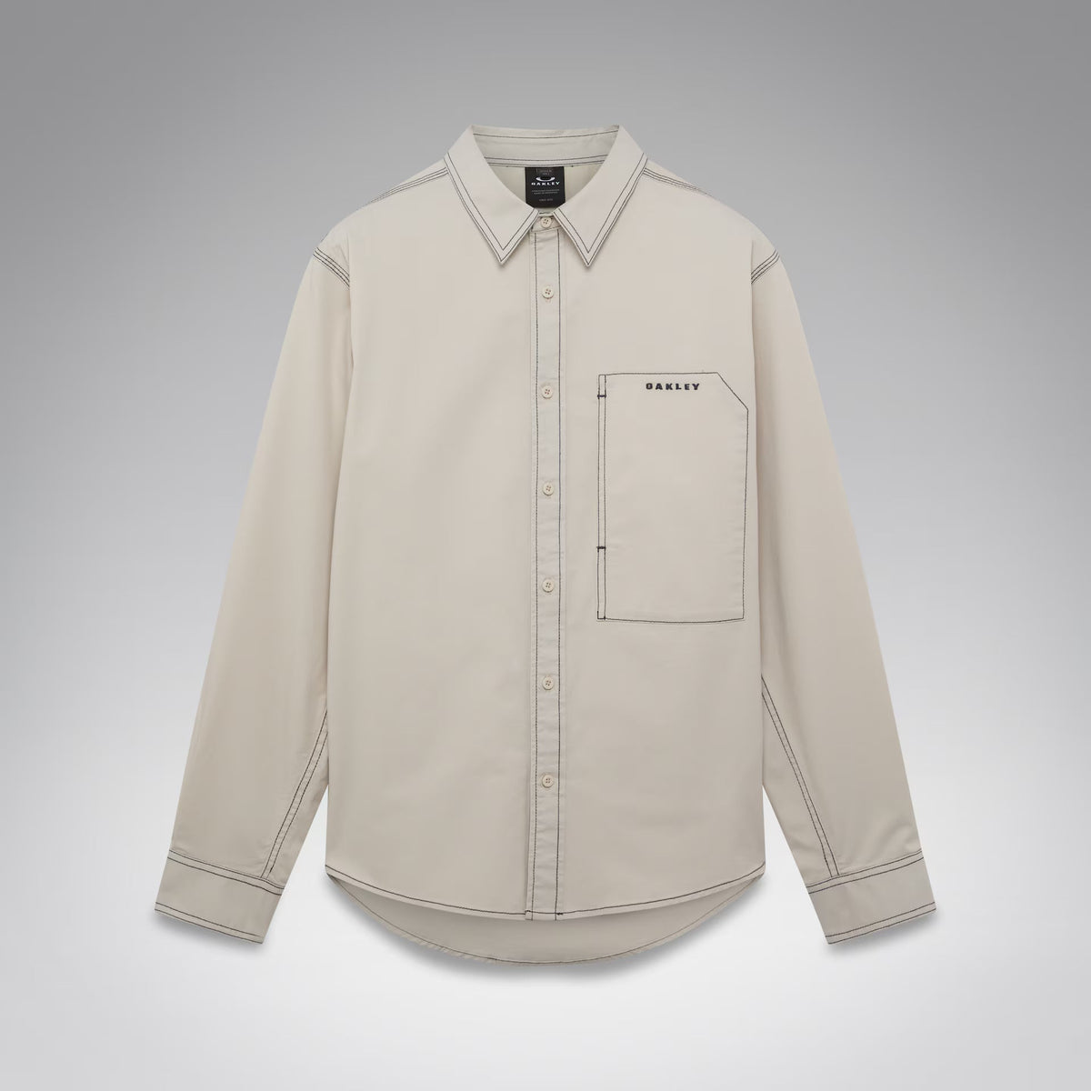Oakley Men's Oak Solid Ls Shirt - Mist
