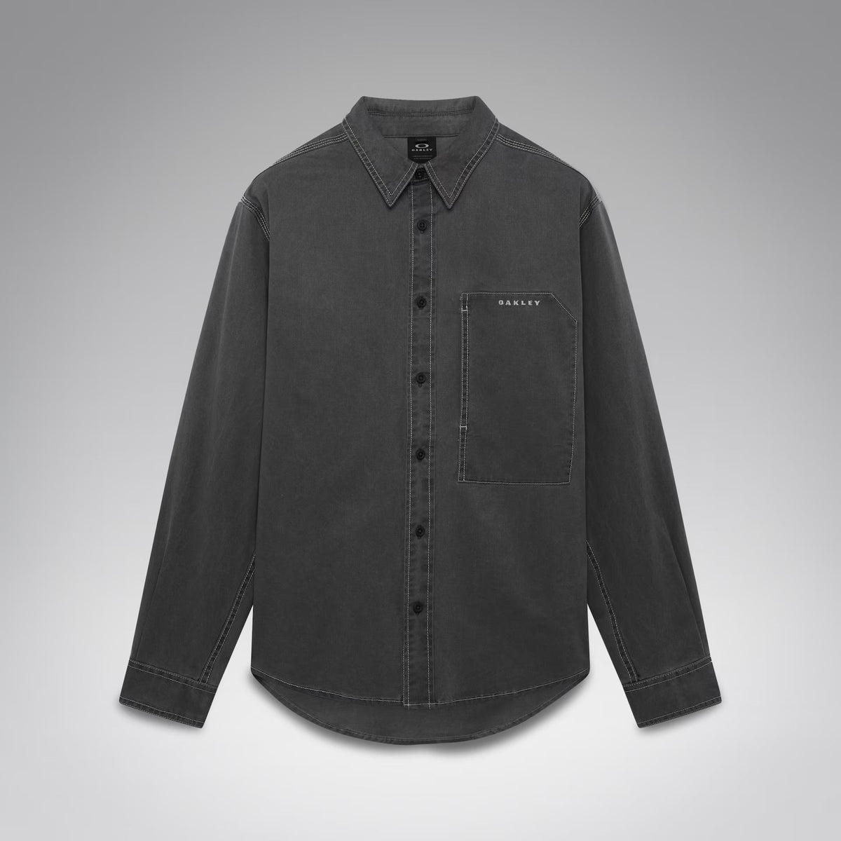 Oakley Men's Oak Solid Ls Shirt - Black