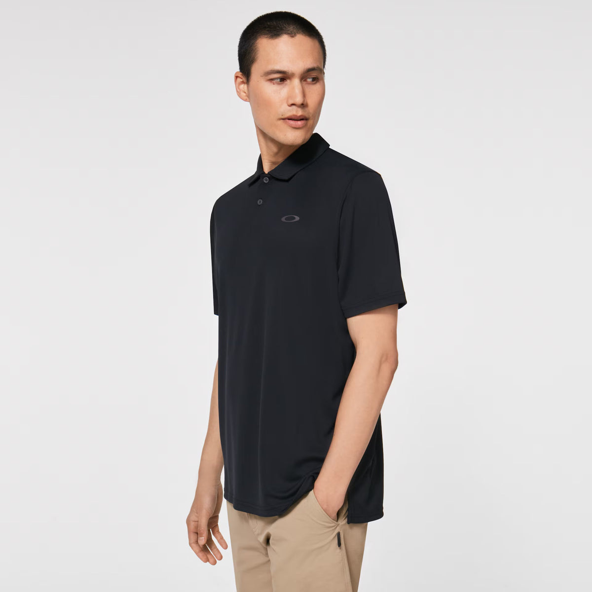 Oakley Men's Oakley Icon Tn Protect Rc Polo I - Black