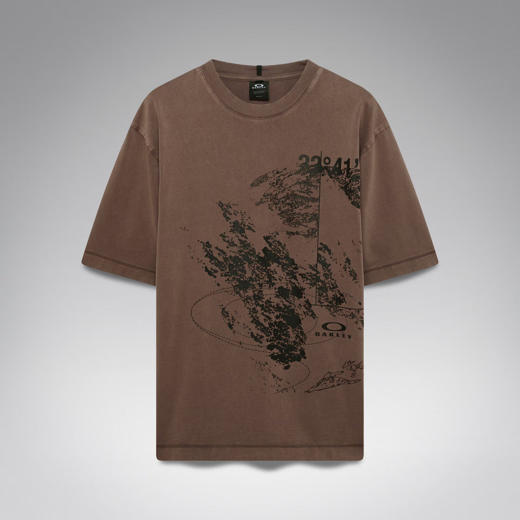 Oakley Men's Origin Map Tee - Dark Umber
