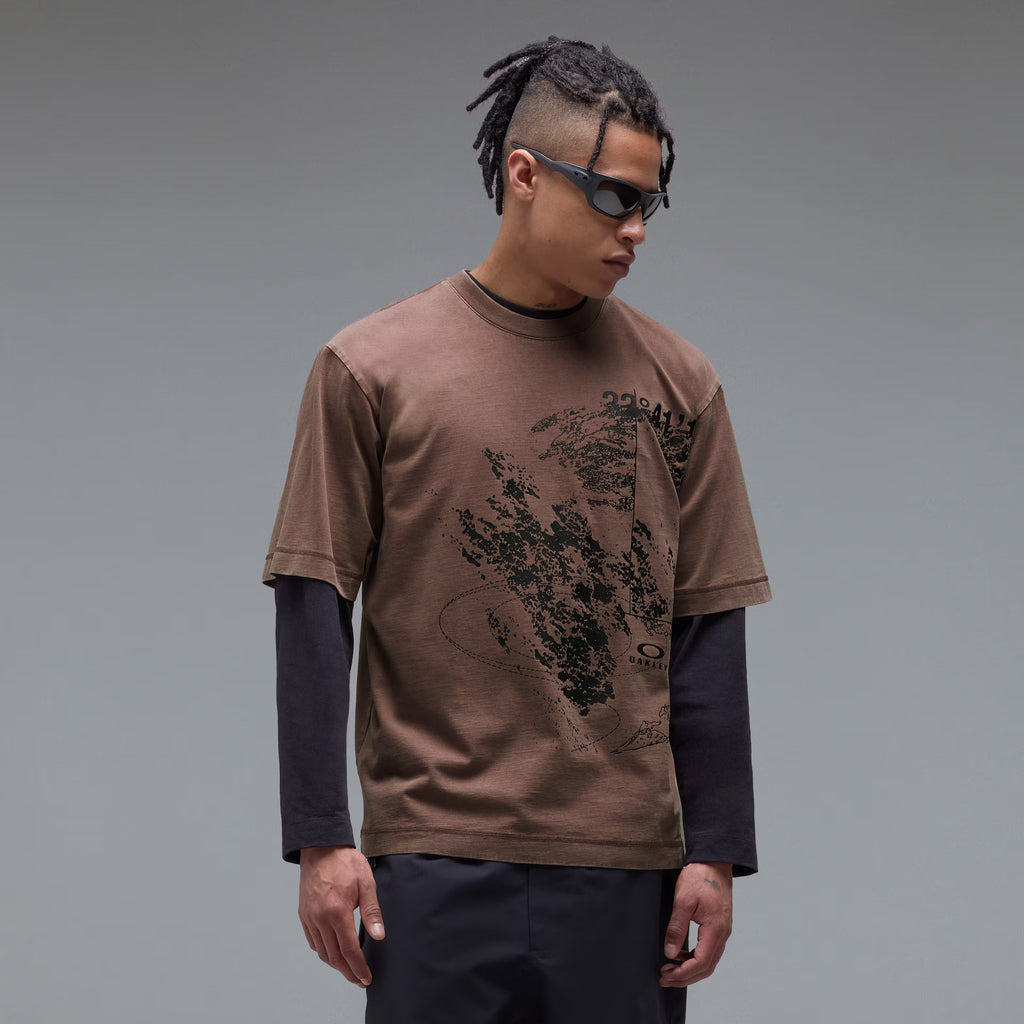 Oakley Men's Origin Map Tee - Dark Umber