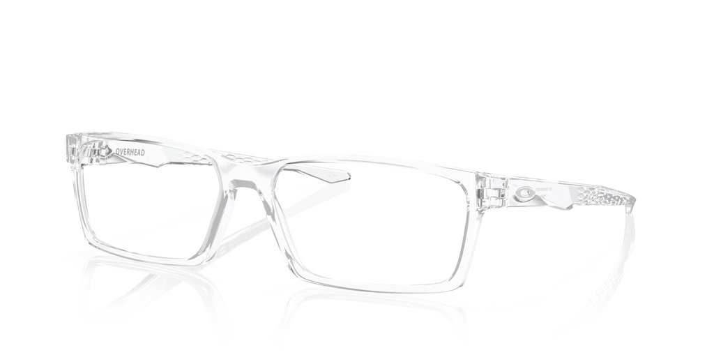 Oakley Men's Overhead Eyeglasses - Polished Clear