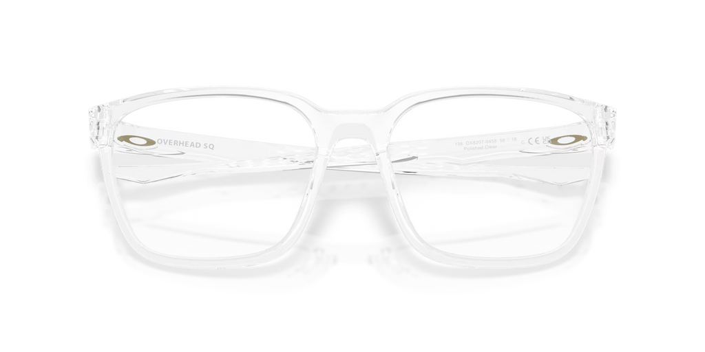 Oakley Men's Overhead Sq Eyeglasses - Polished Clear