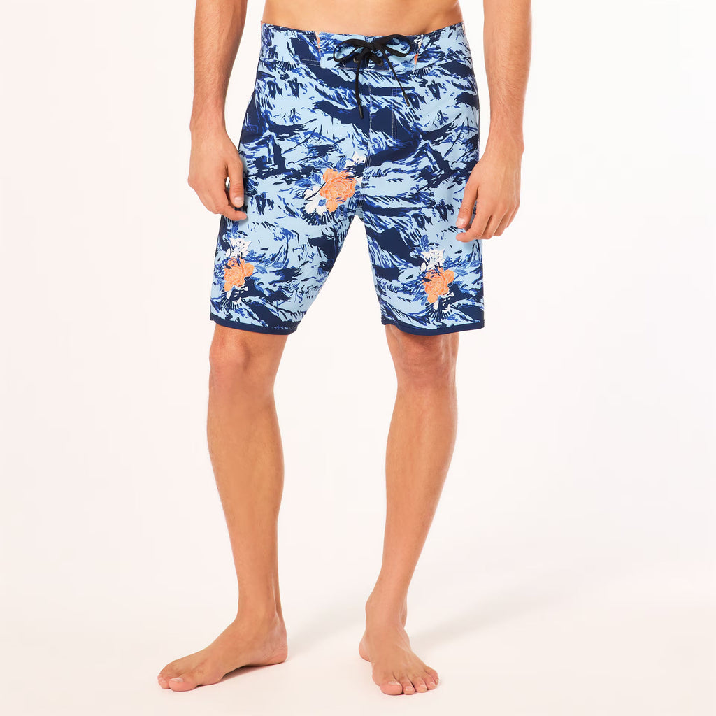 Oakley Men's Palm Florals Rc 19” Boardshort - Blue