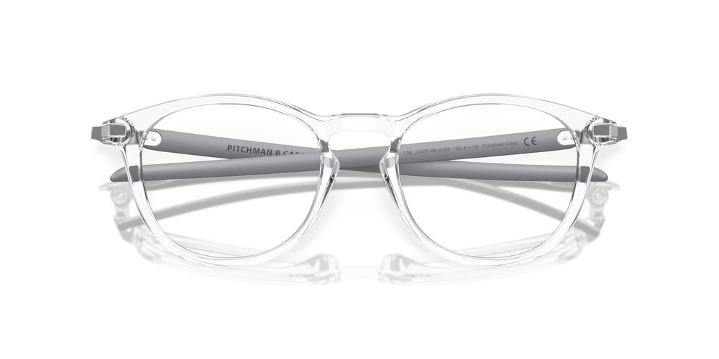 Oakley Men's Pitchman R Carbon Eyeglasses - Polished Clear