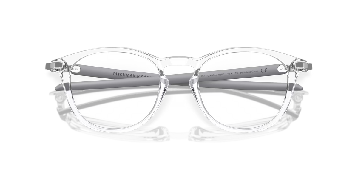 Oakley Men's Pitchman R Carbon Eyeglasses - Polished Clear